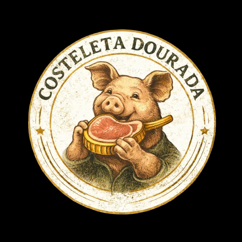 Costeleta Dourada Logo